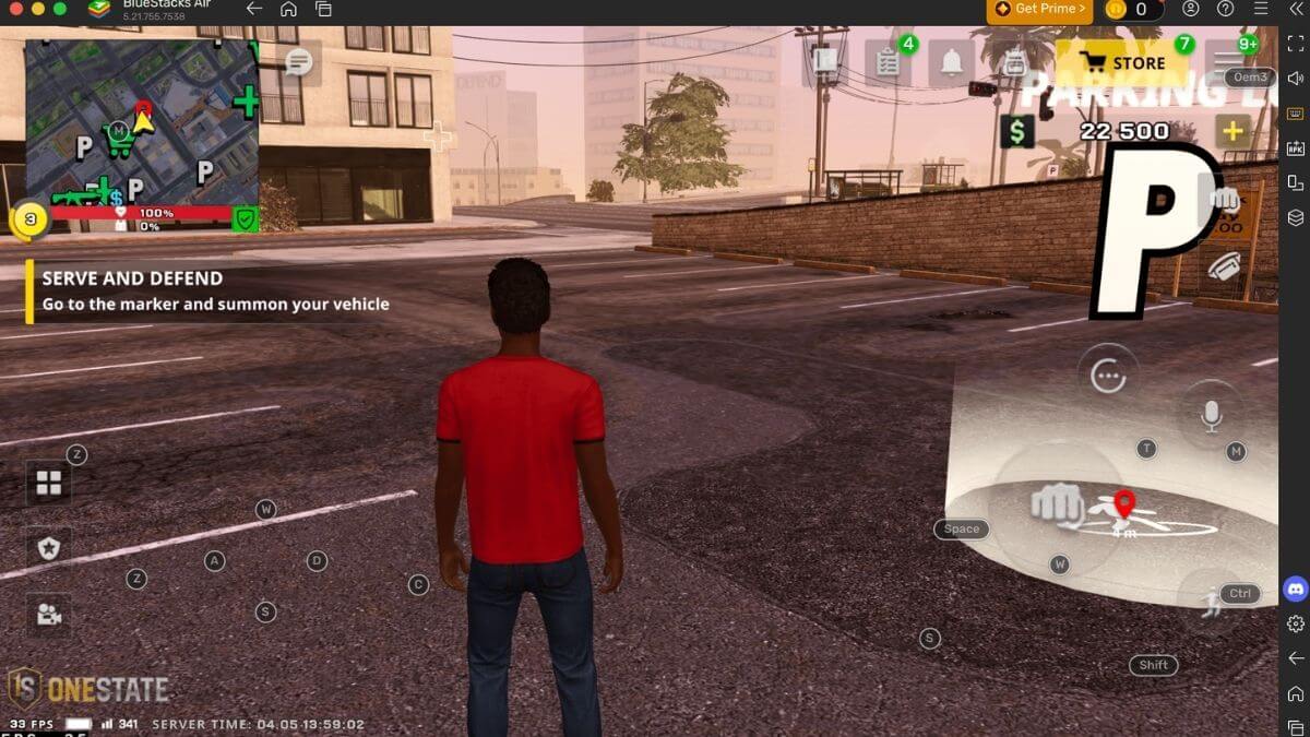 How to play One State RP on PC using BlueStacks emulator