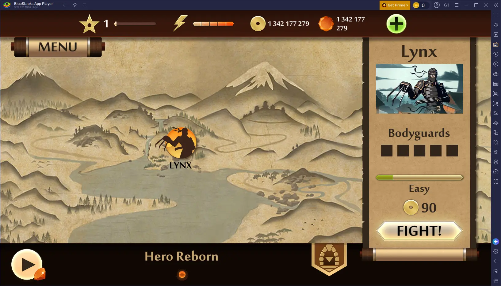 How to play Shadow Fight 2 on PC using BlueStacks emulator