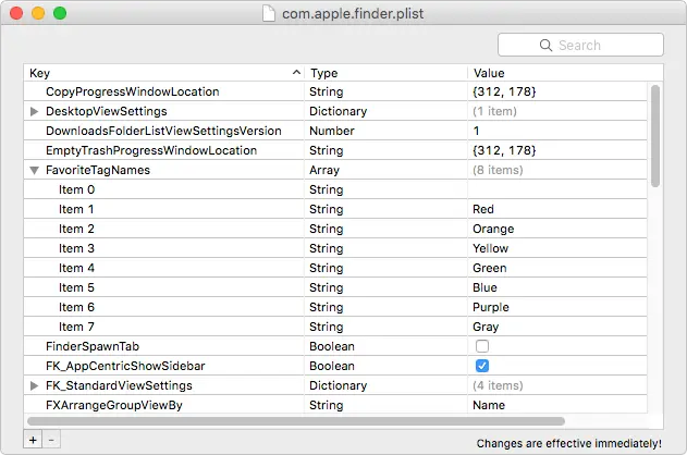 Prefs Editor for Mac — free preferences and plist editor
